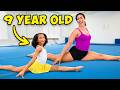I Challenged The SMALLEST Pro Gymnast