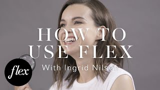 Ingrid Nilsen shares tips on how to use FLEX menstrual disc