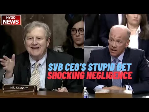 Scandalous Senate Hearing: SVB CEO's Stupid Bet, Shocking Negligence & Bank Collapse Exposed!