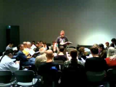 2014 Northern Spark Sacred Harp singing 1:30 a.m. to 2:15 a.m.