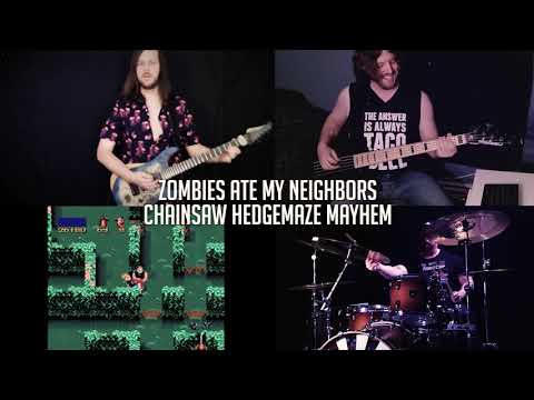 Zombies Ate My Neighbors (Chainsaw Hedgemaze Mayhem) - LIVE - Cover by Lame Genie