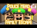 Police Head Family Escape Horror SOLO Roblox Gameplay Walkthrough No Death 4K