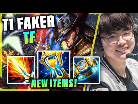 T1 FAKER PLAYING TWISTED FATE W/ NEW ITEMS VS ZOE | S11 T1 PLAYERS STREAM HIGHLIGHTS
