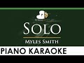 Myles Smith - Solo - LOWER Key (Piano Karaoke Instrumental)
