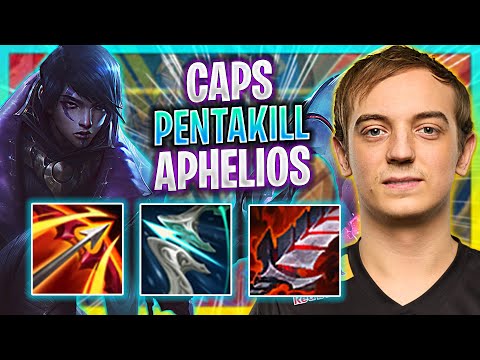 CAPS GETS PENTAKILL WITH APHELIOS! | G2 Caps Plays Aphelios ADC vs Kog'Maw! | Season 2023