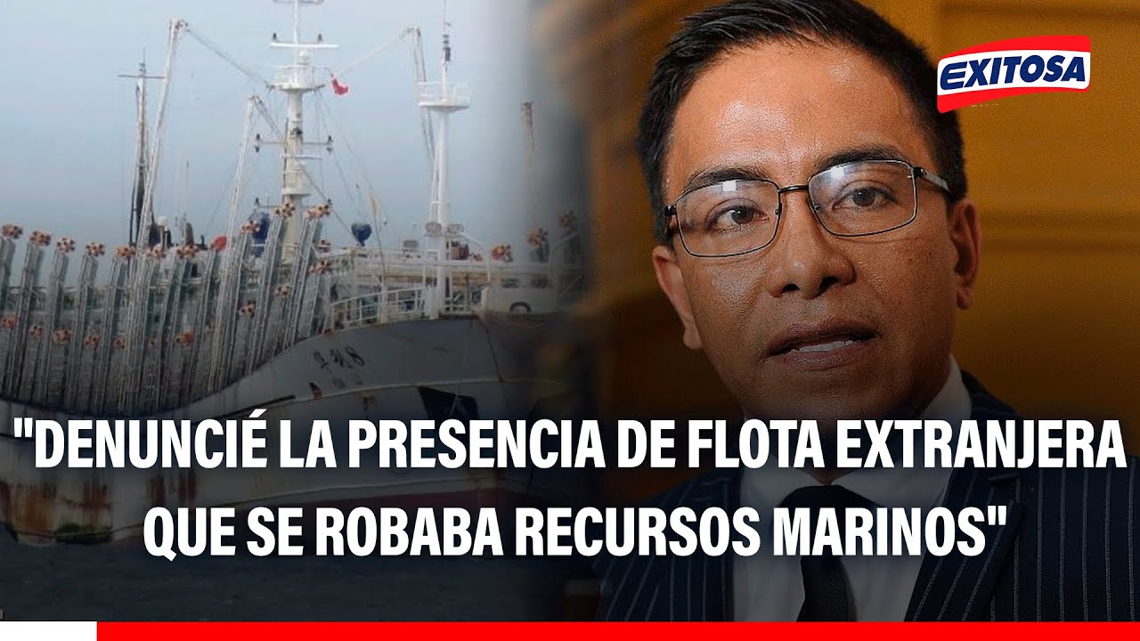 🔴🔵 Roberto Vieira: "Denuncié la presencia de flota extranjera que se robaba recursos marinos"