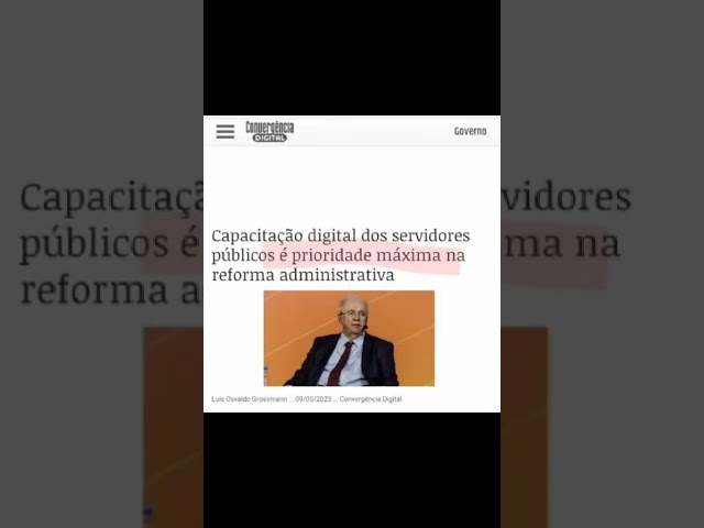 Capacitação digital dos servidores é prioridade máxima
