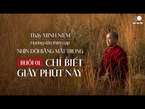 Thầy Minh Niệm | Thiền tọa 01: Chỉ biết giây phút này | Chuỗi: Nhìn đời bằng mắt trong | 16.06.2024