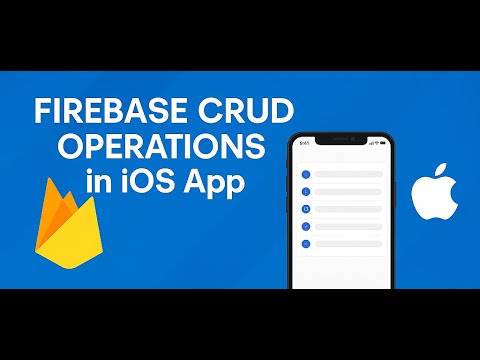 Firebase CRUD in iOS App | Swift + Firebase Firestore Tutorial | Part 1