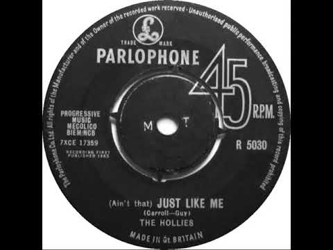 UK New Entry 1963 (108) The Hollies - (Ain't That) Just Like Me