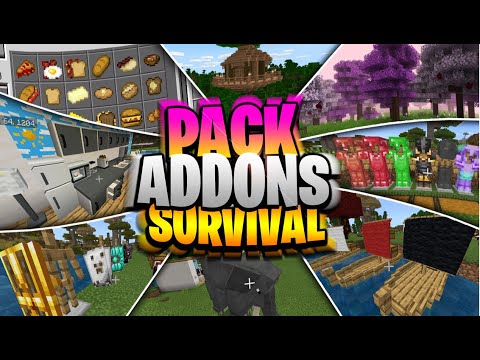 EPIC 10 MODS for MCPE 1.16 - SURVIVAL UPGRADE!