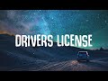 Olivia Rodrigo Drivers License Lyrics