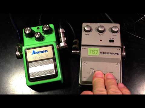 Ibanez TS7 Tube Screamer Overdrive Tone Lok Series TS-7 Boost Hot Mode image 8