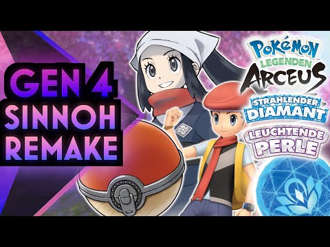 Ankündigung Sinnoh Gen 4 Remakes: Pokemon Legenden Arceus & Strahlender Diamant, Leuchtende Perle