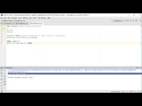 The Basics Python 3 Accessing Substrings Using Ab