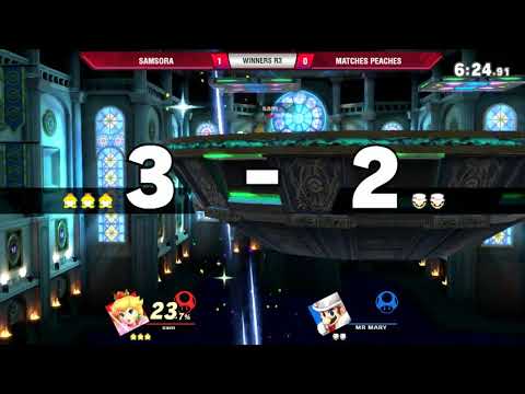VS Weekly 12/13/18 - Winners R3 - Matches Peaches (King K Rool) vs Samsora (Peach) - Smash Ultimate