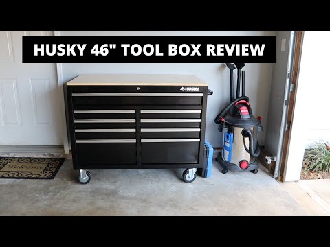 Husky 46" Tool Box / Work Bench Review