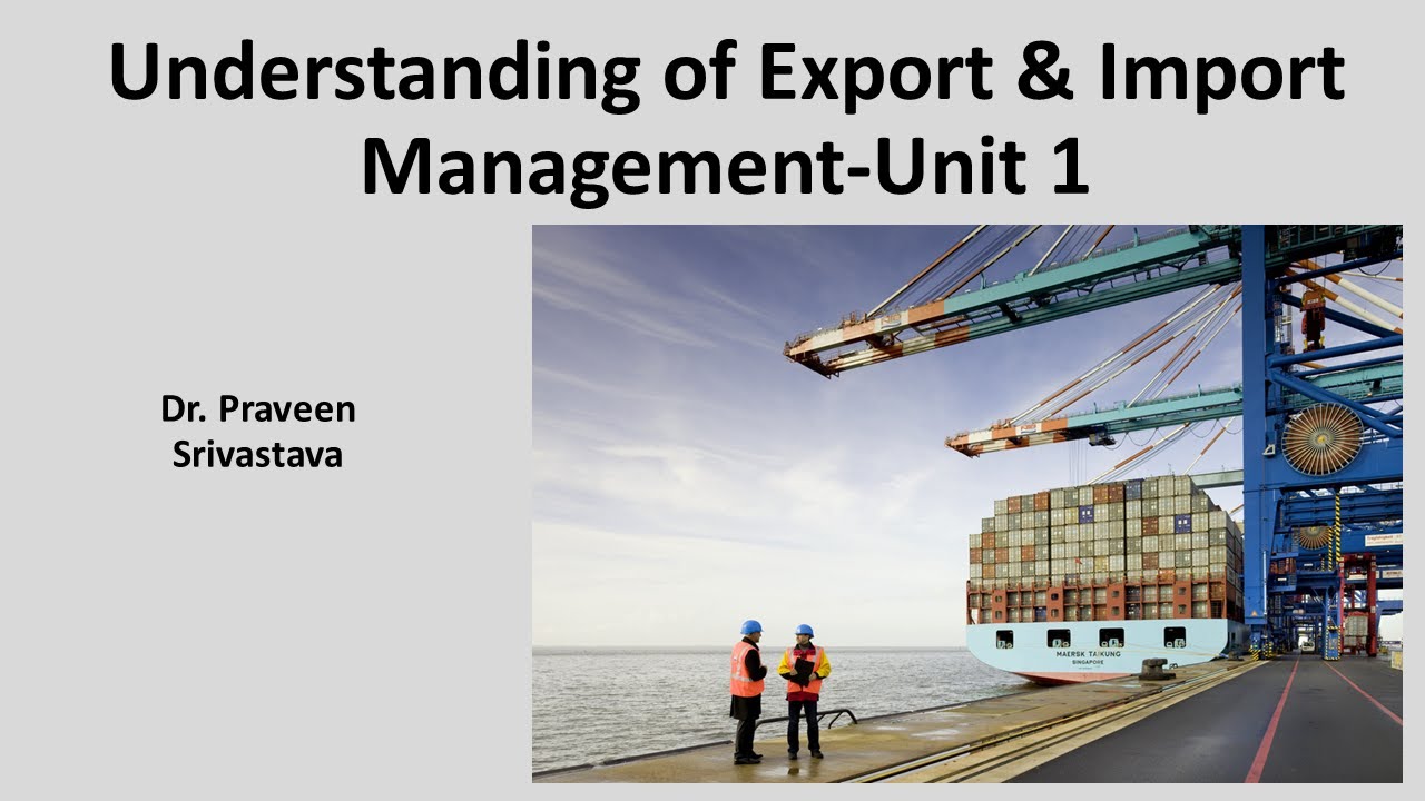 Export Import management course