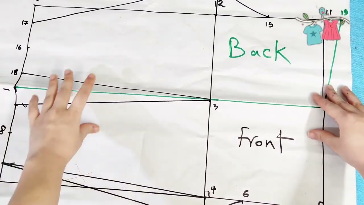 Pants pattern, the easiest way