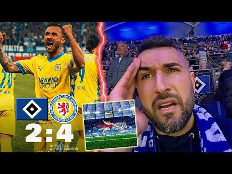 Der MOMENT als BRAUNSCHWEIG den HSV demütigt 😡 HSV vs. Braunschweig Stadionvlog | Bardia Barati