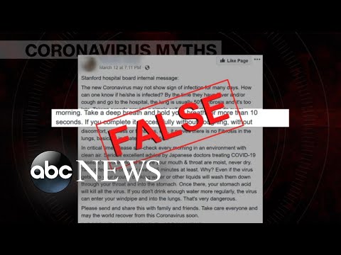 コロナウイルスの神話。どのウイルスの投稿が真実ではないかを見分ける方法 (Coronavirus myths: How to identify which viral posts aren't true)