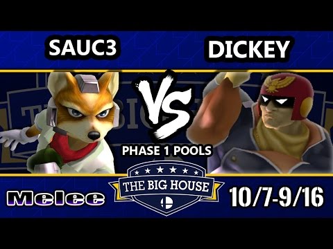 TBH6 SSBM - Sauc3 (Fox) Vs. Dickey (Captian Falcon) - Smash Melee Pools