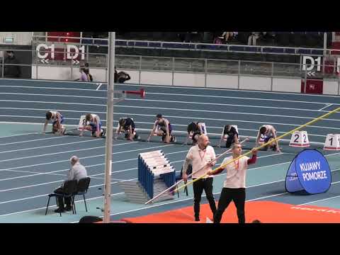 60m M U16 bieg 1 - Toruń 20230121