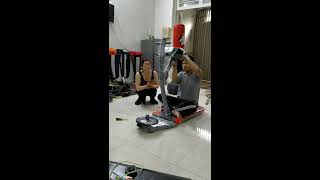 hướng dẫn lắp đặt máy massage bụng đầu đen mx2021