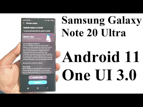 How to Update Samsung Galaxy Note 20 Ultra to Android 11 and One UI 3.0