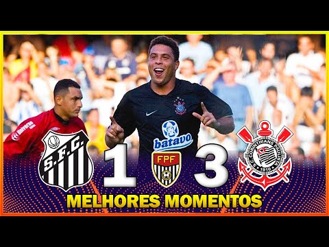 SANTOS 1 x 3 CORINTHIANS ● MELHORES MOMENTOS ● CAMPEONATO PAULISTA 2009 ● FINAL ● JOGO 01