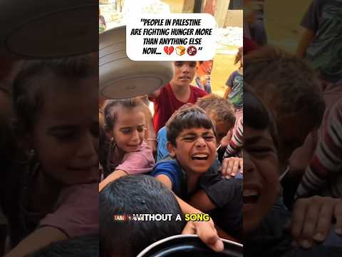 "People in Palestine are fighting hunger more than anything else now #foryou #viralvideo #palestine