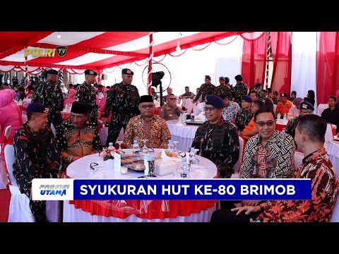 KAPOLDA MALUT AJAK ANGGOTA TINGKATKAN PROFESIONALISME &amp; PENGABDIAN PERINGATI HUT KE-80 BRIMOB