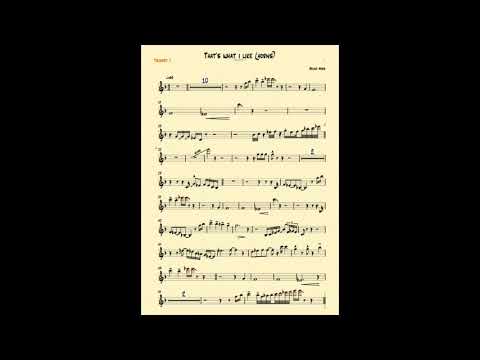 That's What I Like w/horns, Bruno Mars