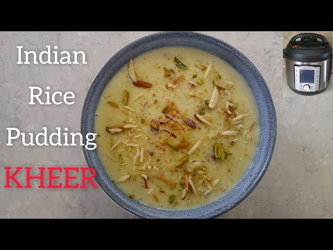 RICE KHEER/RABRI RECIPE |INSTANT POT INDIAN KHEER-RICE PUDDING | HOW TO MAKE CHAWAL KI KHEER AT HOME