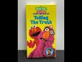 Opening To Sesame Street Kids Guide To Life Telling The Truth 1997 VHS 2005 Reprint BQ