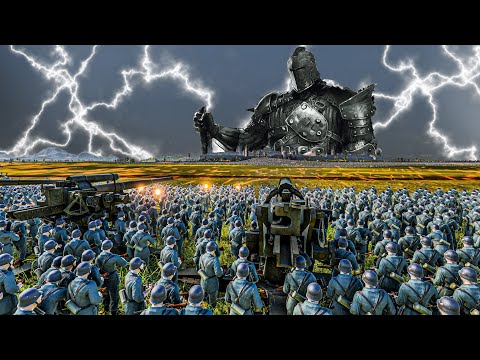 GERMAN SOLDIERS OPERATION AGAINST MEDIEVAL ARMY - Ultimate Epic Battle Simulator 2 UEBS 2