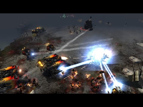 Legion of the Damned vs Death Guard - Survival - Unification Mod - WH 40K Dawn Of War Soulstorm