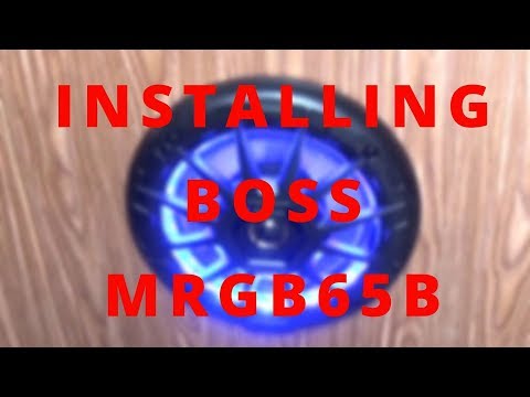 Installing boss mrgb65b