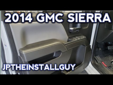 2014 GMC SIERRA DOOR PANEL REMOVAL AND SPEAKER REPLACEMENT INSTALL