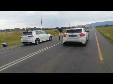 VW GOLF R VS MERCEDES BENZ A45 AMG