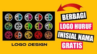 Berbagi Logo Huruf Inisial Nama Gratis |Logo Design