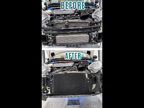 Toyota GR Yaris Massive Intercooler Install! #shorts