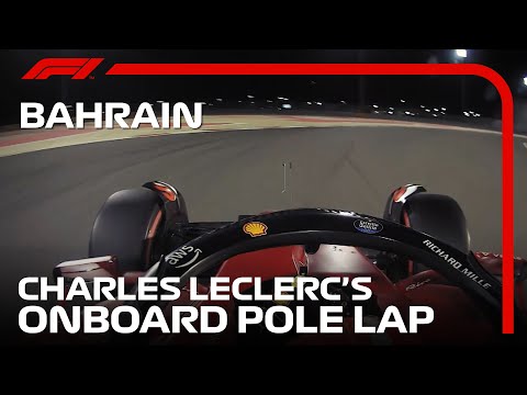 Charles Leclerc's Onboard Pole Lap | 2022 Bahrain Grand Prix | Pirelli
