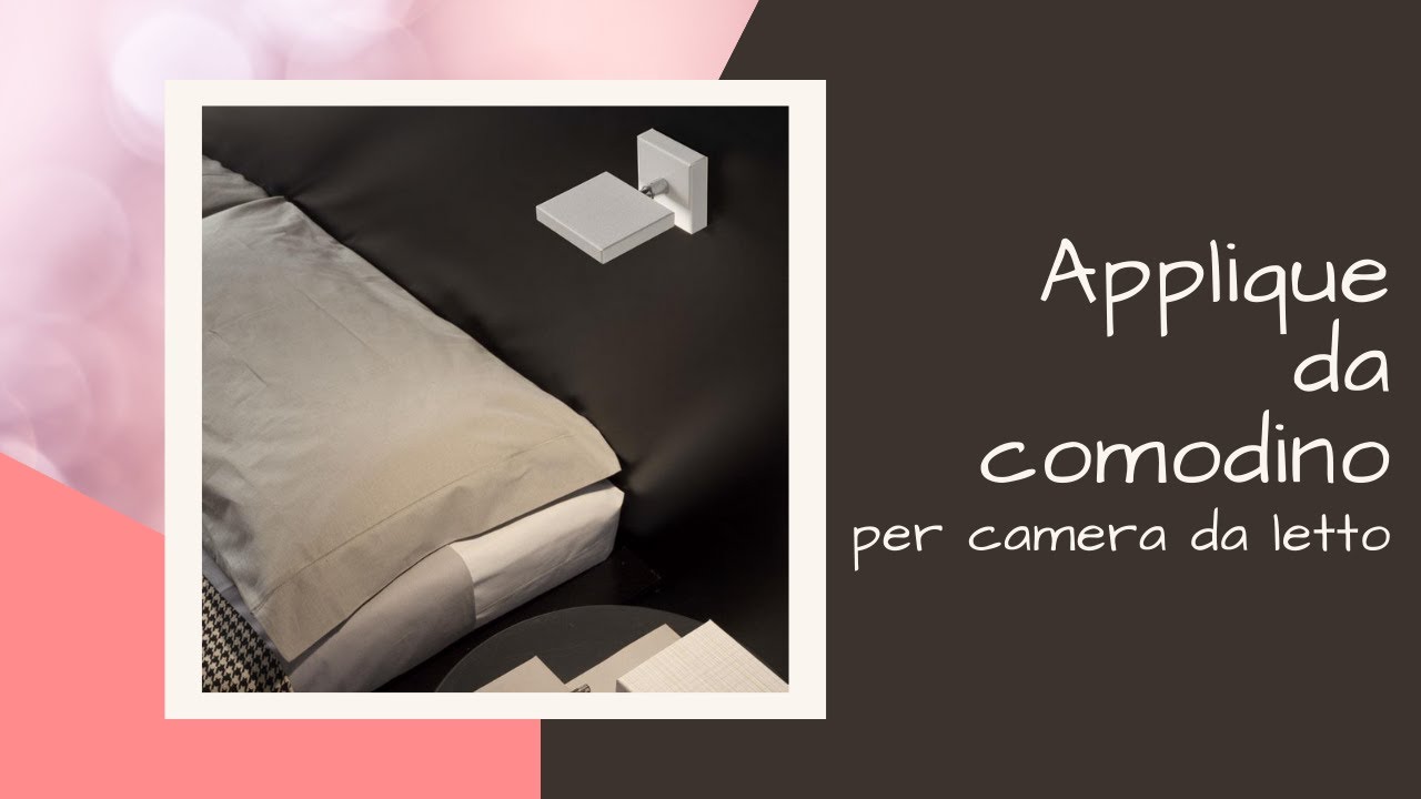 Applique da comodino per camera da letto