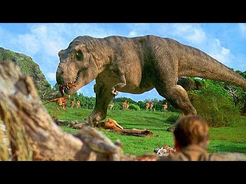 T Rex Ambush Scene  - Jurassic Park 1993 Movie Clip