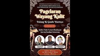 Download lagu #live Pagelaran Wayang Kulit Ki Gondo Wartoyo, Bt. Tatin Lestari Handayani & Gareng Susukan Semarang mp3