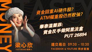 資金回重AI硬件股? ATM權重股仍然較強?華泰温蕎菲:資金反手做阿里淡倉 PUT 26894｜小炒王 梁心欣 ｜Tasty Money 2026-08-05