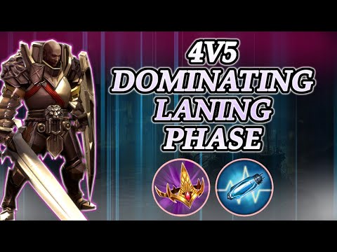 4V5 DOMINATING LANING PHASE W/ LANCE TOP LANE - VAINGLORY 5V5 GAMEPLAY