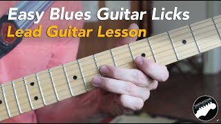 Easy Blues Guitar Licks & How to Change Keys