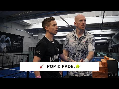 Padel med Popstjernen - Mads Langer